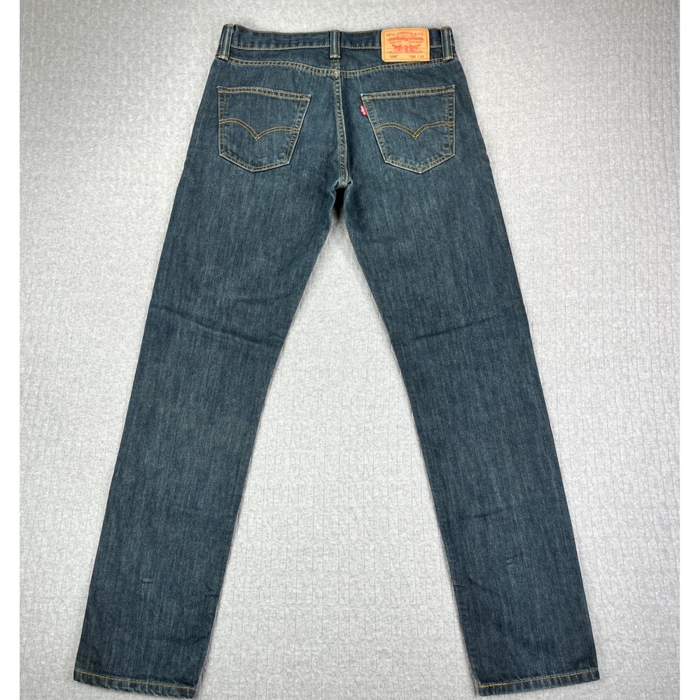 Vintage Levi 508 Regular Taper Jeans Mens 30x32‎ Blue Dark Wash Denim Cotton